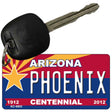 Phoenix Arizona Centennial State License Plate Tag Key Chain KC-6802