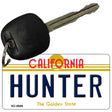 Hunter California State License Plate Tag Key Chain KC-6849