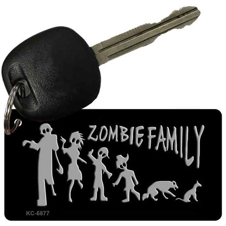 Zombie Family Novelty Aluminum Key Chain KC-6877