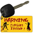 Zombies Inside Novelty Aluminum Key Chain KC-6879