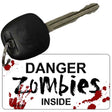 Danger Zombies Inside Novelty Aluminum Key Chain KC-6880