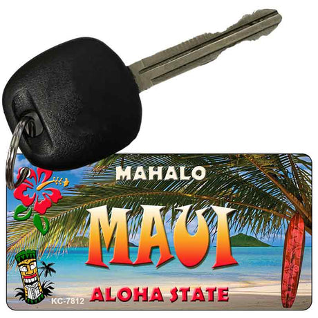 Maui Tiki Novelty Metal Key Chain KC-7812