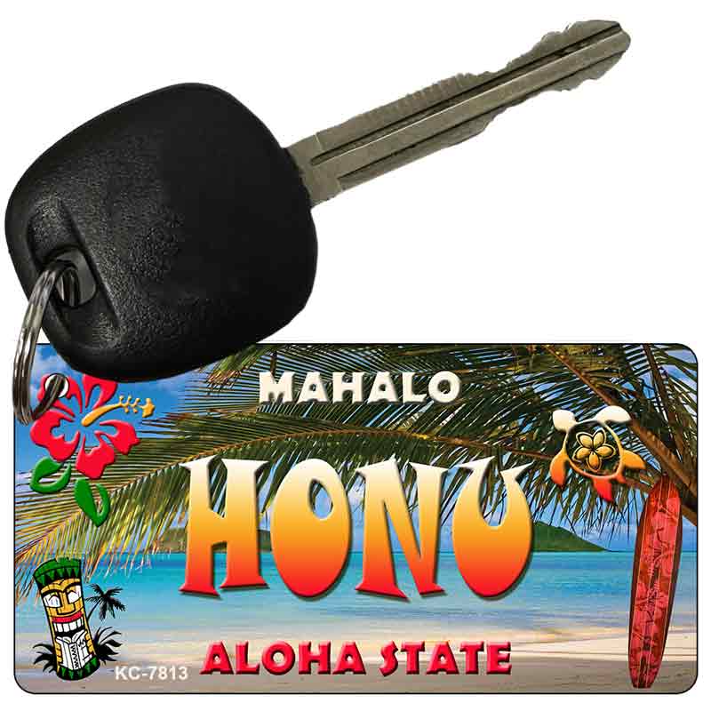 Honu Tiki Novelty Metal Key Chain KC-7813