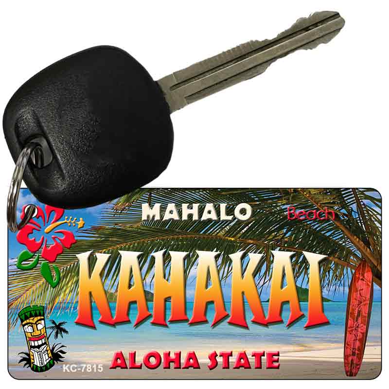 Kahakai Tiki Novelty Metal Key Chain KC-7815