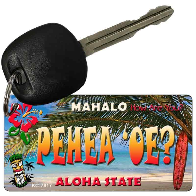 Pehea 'oe Tiki Novelty Metal Key Chain KC-7817