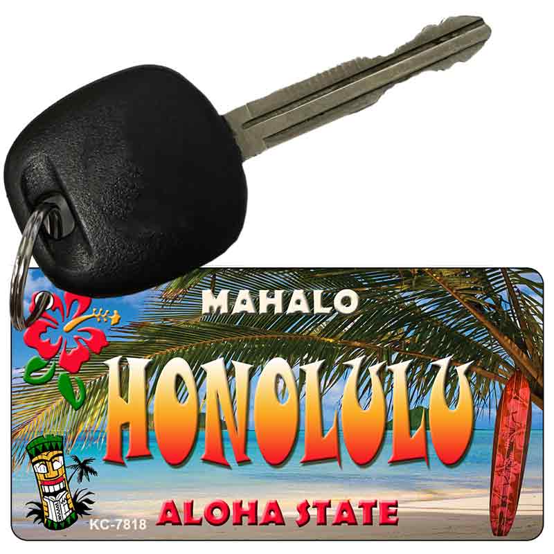 Honolulu Tiki Novelty Metal Key Chain KC-7818