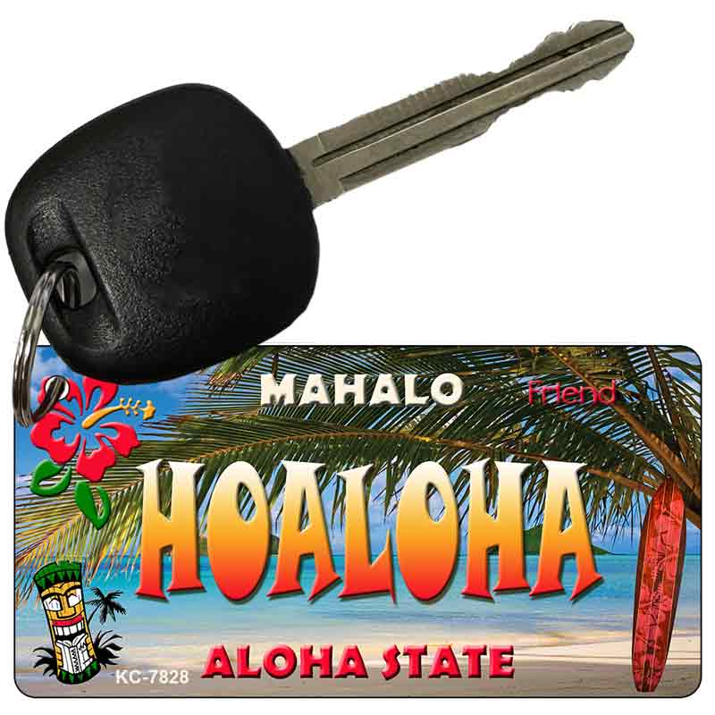 Hoaloha Tiki Novelty Metal Key Chain KC-7828