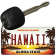 Hawaiian Islands Novelty Metal Key Chain KC-7836