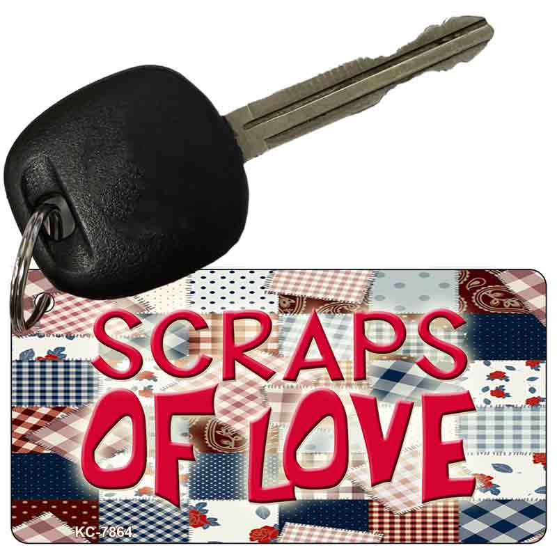 Scraps Of Love Novelty Metal Key Chain KC-7864