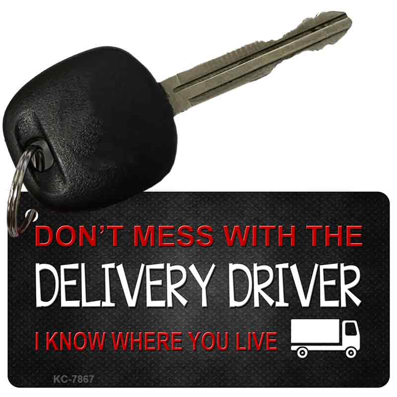 Delivery Driver Novelty Aluminum Key Chain KC-7867