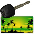 Sunset Green Novelty Aluminum Key Chain KC-7873