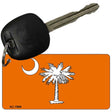 South Carolina Flag Orange Novelty Aluminum Key Chain KC-7899