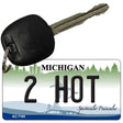 2 Hot Michigan State License Plate Tag Novelty Key Chain KC-7915