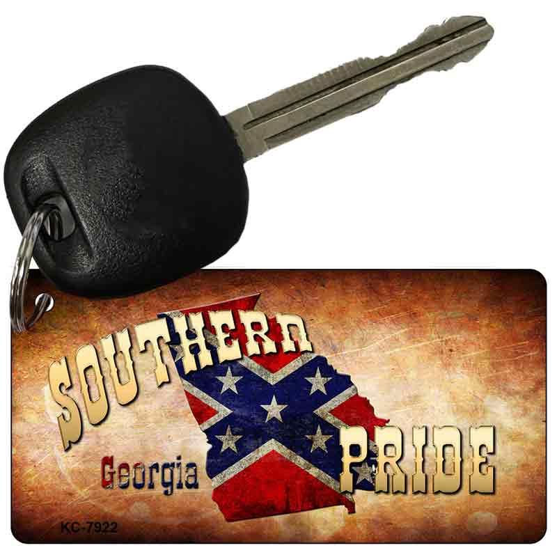 Southern Pride Georgia Novelty Aluminum Key Chain KC-7922