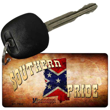 Southern Pride Mississippi Novelty Aluminum Key Chain KC-7932