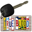 True Blood Wood Cut Letter Novelty Aluminum Key Chain KC-7946