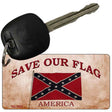 Save Our Flag Confederate Novelty Aluminum Key Chain KC-7952