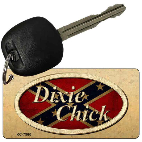 Dixie Chick Novelty Aluminum Key Chain KC-7960