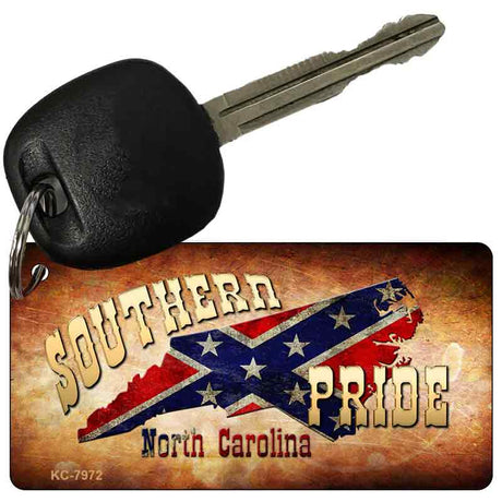 Southern Pride North Carolina Novelty Aluminum Key Chain KC-7972