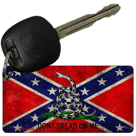 Confederate Dont Tread Novelty Aluminum Key Chain KC-7984