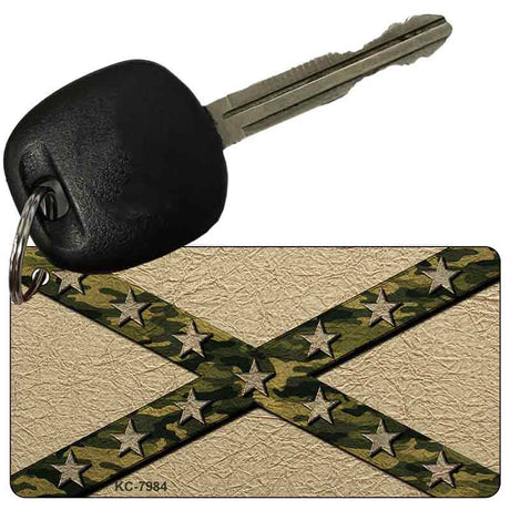 Confederate Stripes Camo Novelty Aluminum Key Chain KC-7988