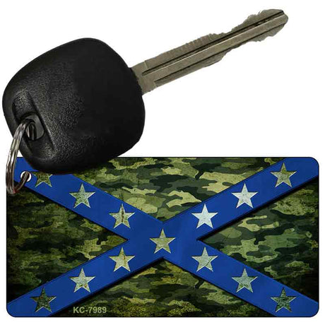 Confederate Stripes Camo Novelty Aluminum Key Chain KC-7989