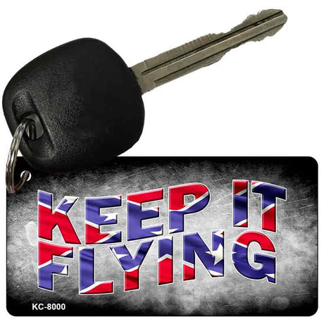 Keep It Flying Gray Novelty Aluminum Key Chain KC-8000