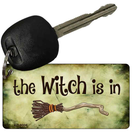 The Witch Is In Novelty Aluminum Key Chain KC-8006