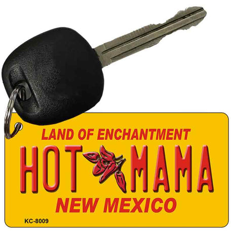 Hot Mama Yellow New Mexico Novelty Metal Key Chain KC-8009