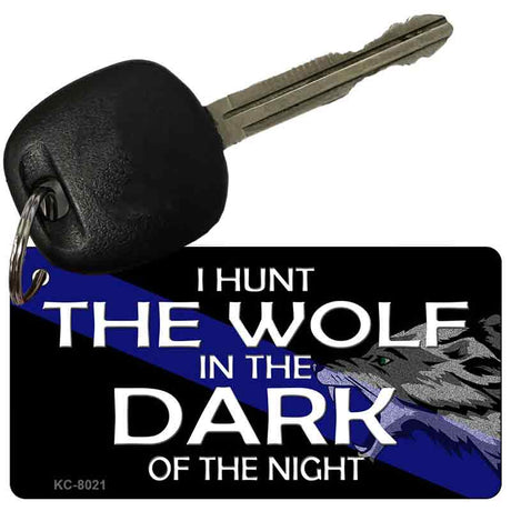 Hunt The Wolf Novelty Aluminum Key Chain KC-8021