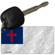 Christian Flag Novelty Aluminum Key Chain KC-8022