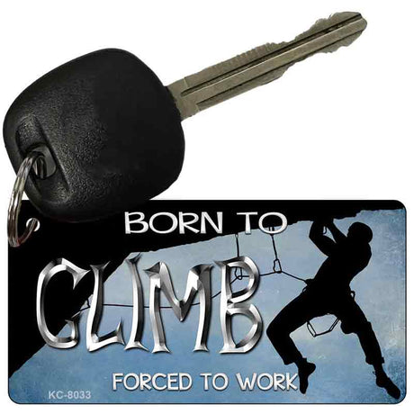 Born To Climb Novelty Metal Key Chain KC-8033