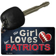 This Girl Loves Her Patriots Novelty Metal Key Chain KC-8048