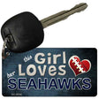 This Girl Loves Her Seahawks Novelty Metal Key Chain KC-8058