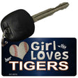 This Girl Loves Her Tigers Novelty Metal Key Chain KC-8074