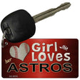 This Girl Loves Her Astros Novelty Metal Key Chain KC-8076