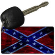 Confederate Flag Foiled Novelty Aluminum Key Chain KC-8096