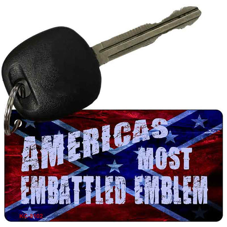 Americas Most Embattled Emblem Novelty Aluminum Key Chain KC-8102