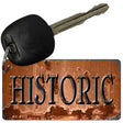 Historic Rusty Novelty Metal Key Chain KC-8112