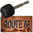 Route 66 Rusty Novelty Metal Key Chain KC-8115