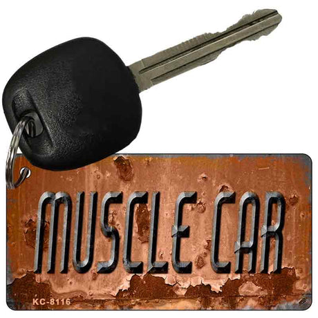 Muscle Car Rusty Novelty Metal Key Chain KC-8116