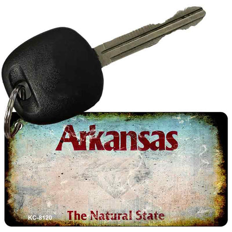 Arkansas Rusty Blank Key Chain KC-8120