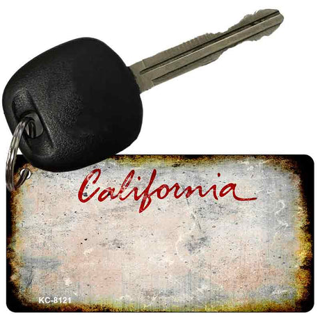 California Rusty Blank Key Chain KC-8121