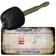 Washington DC Rusty Blank Key Chain KC-8124