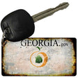 Georgia Rusty Blank Key Chain KC-8127