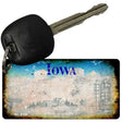 Iowa Rusty Blank Key Chain KC-8132