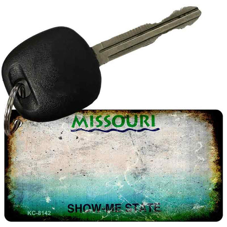 Missouri Rusty Blank Key Chain KC-8142