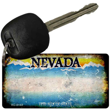 Nevada Rusty Blank Key Chain KC-8145