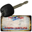 North Carolina Rusty Blank Key Chain KC-8150