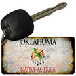 Oklahoma Rusty Blank Key Chain KC-8153